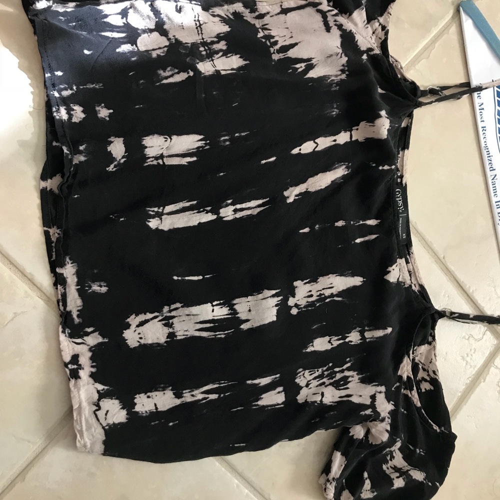 Gypsy 05 silk old shoulder blouse